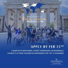 Westerwelle Young Founders Programme – Spring 2023